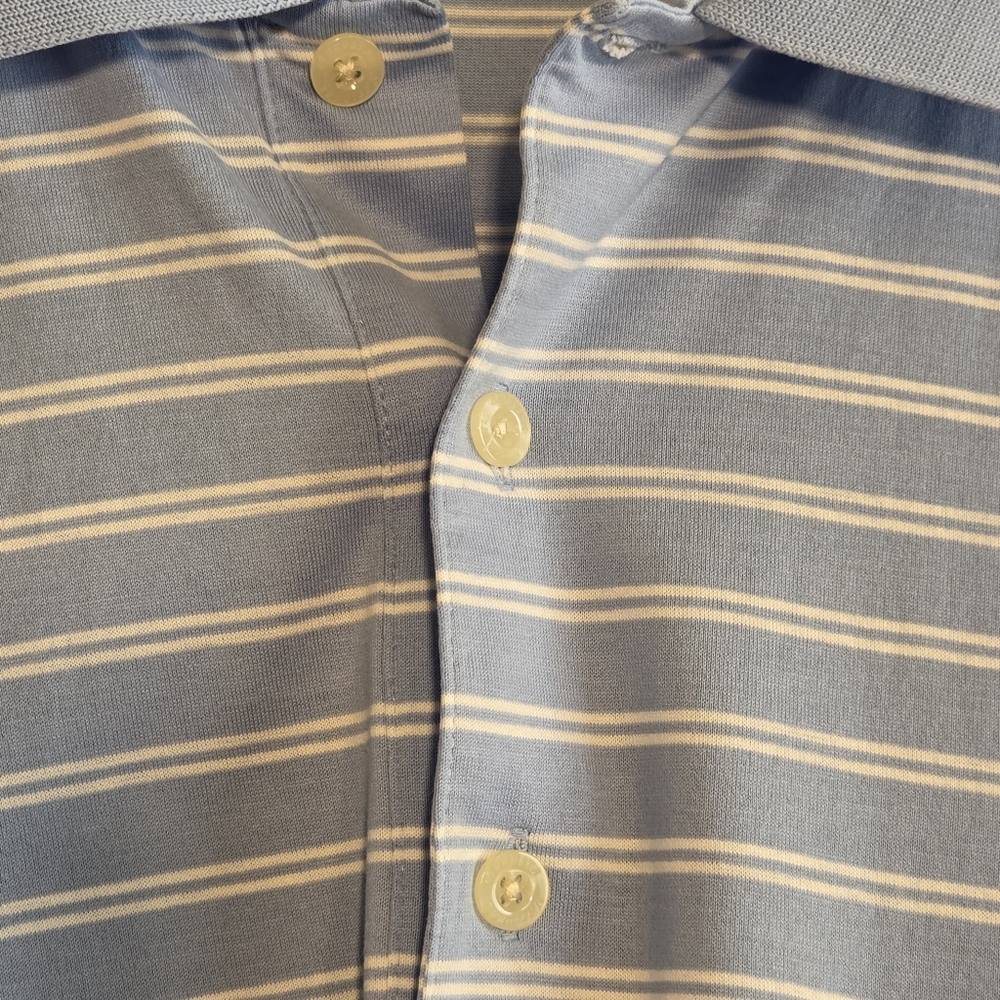 Masters Augusta National Golf Shop Men's Striped Polo Shirt Sz L - Picture 5 of 14